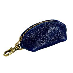 Portland Leather Cobalt Taco Keychain Pouch - Brand New